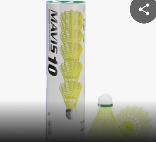 BADMINTON SHUTTLE COCK YONEX MAVIS 10 BOX